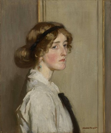 Fryn Tennyson Jesse, ca. 1909, by Dame Laura Knight (1877-1970) The Loeb Art Center at Vassar College, NY, 2024.9
